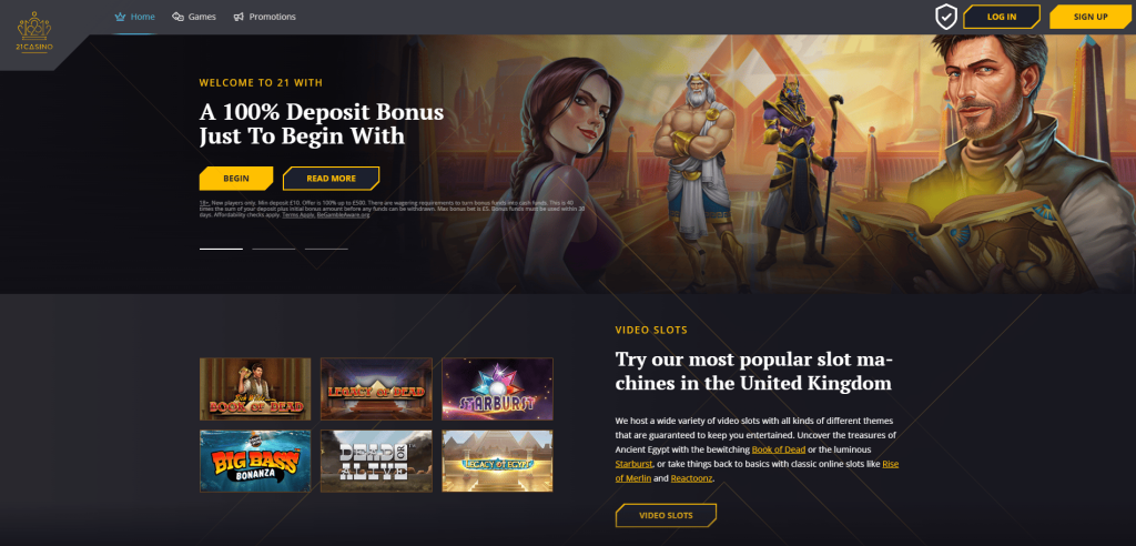 21 Casino screenshot
