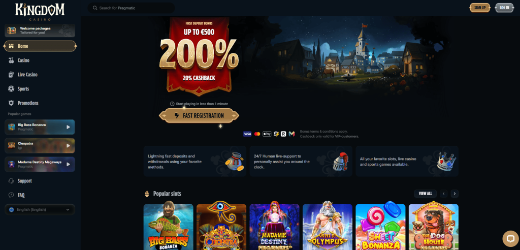 Kingdom Casino screenshot