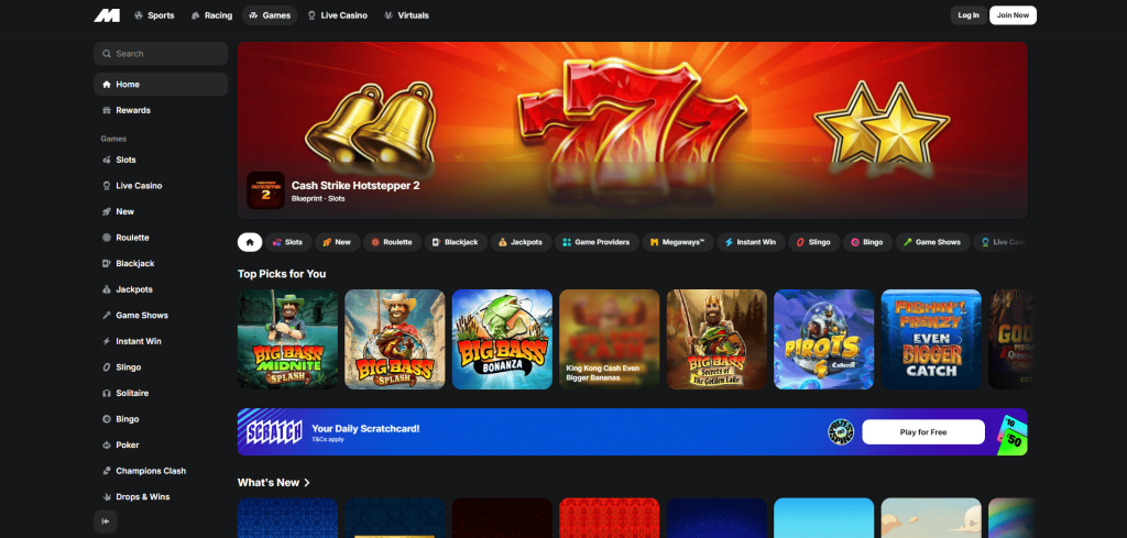 Midnite Casino screenshot