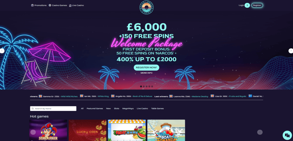 Ocean Breeze Casino screenshot
