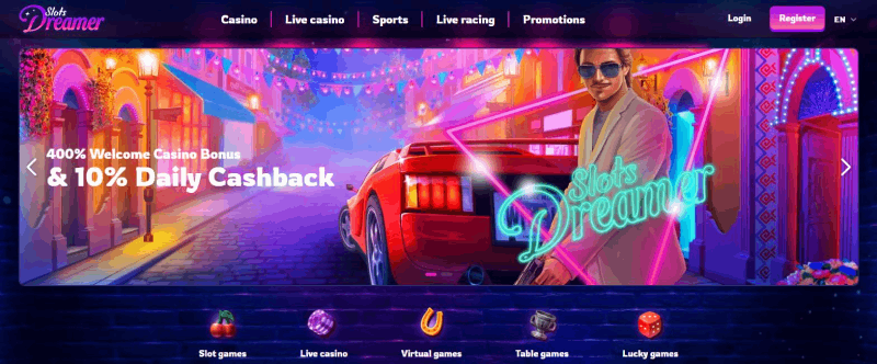Slots Dreamer Casino screenshot